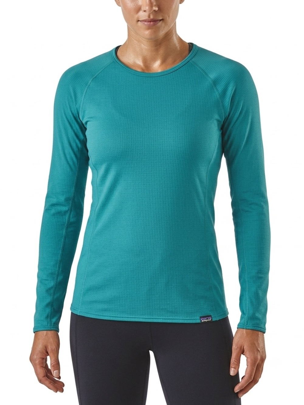 Patagonia Women's Midweight Capilene Baselayer Long Sleeve Blue Green Teal M